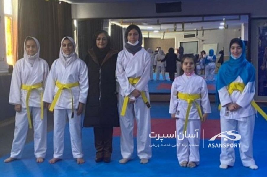 کلاس آنلاین کاراته ندا بروشک