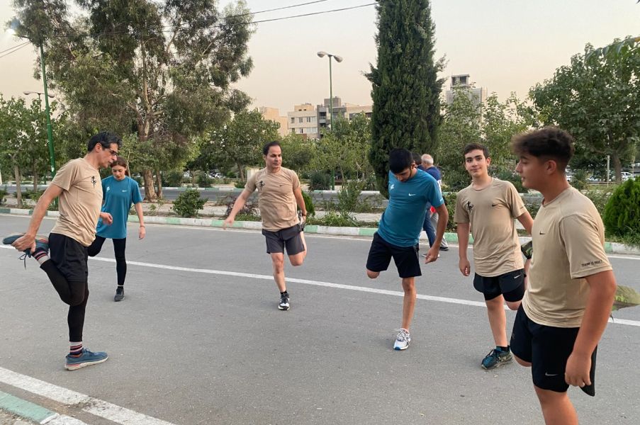 کلاس دومیدانی سیدعلیرضا فضلی ورزشگاه علی بن ابی طالب تهران