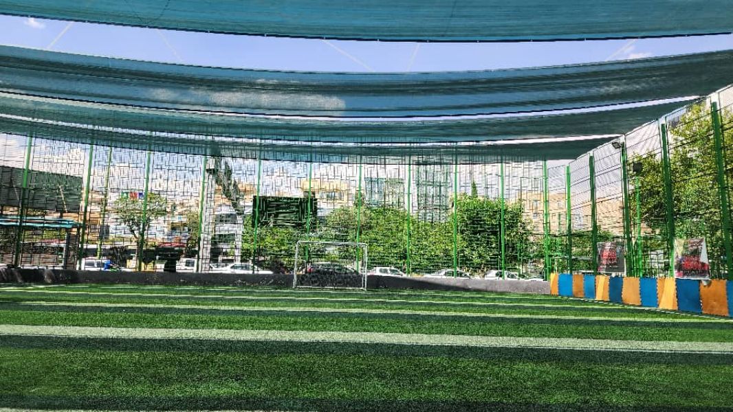 تصویر زمین چمن مصنوعی تابان تهران