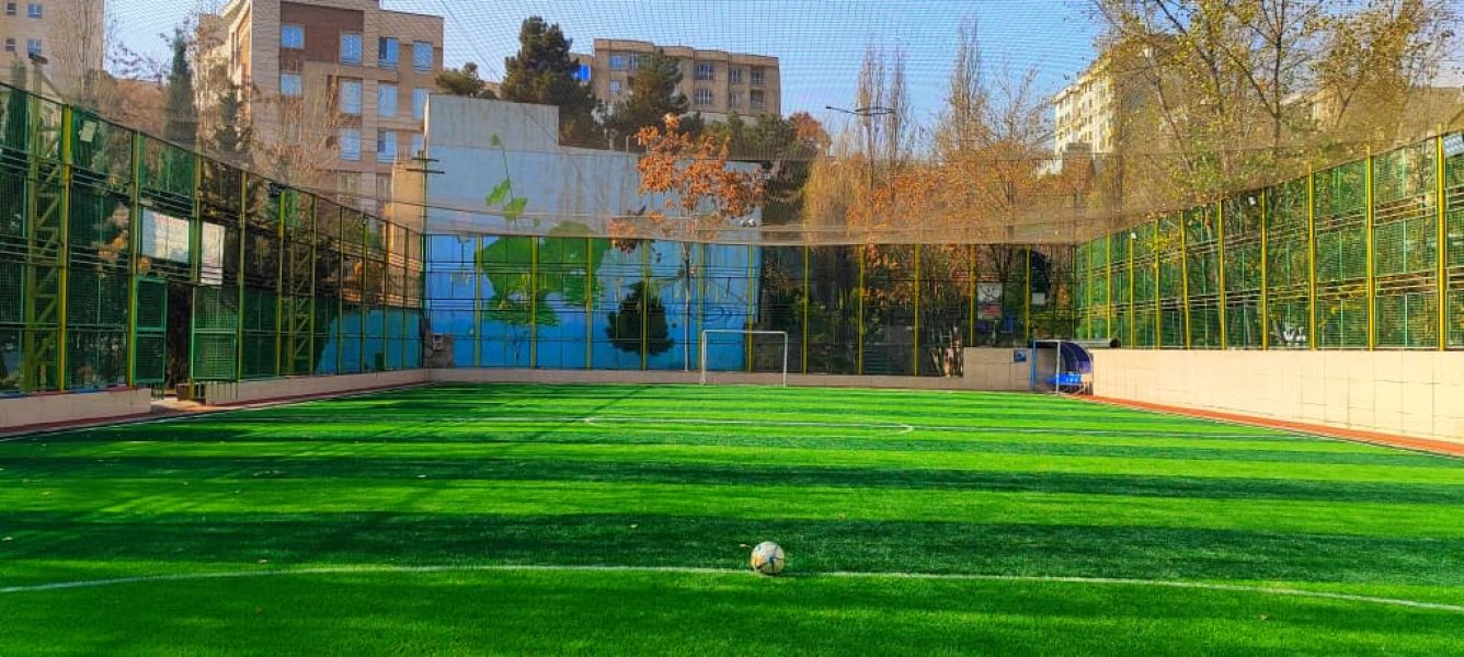 تصویر چمن مصنوعی باغچه بان تهران