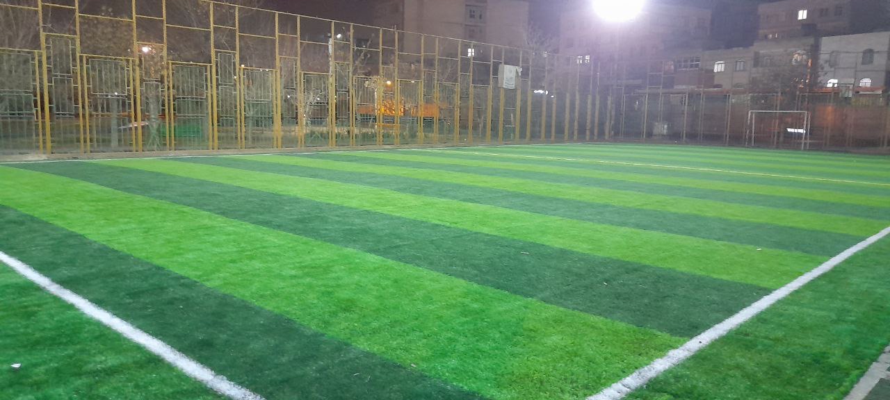 تصویر زمین چمن مصنوعی کوچک ورزشگاه زنبق تهران