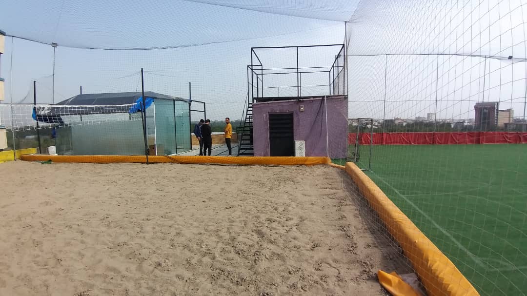 تصویر زمین والیبال ساحلی مثبت باشگاه کرج
