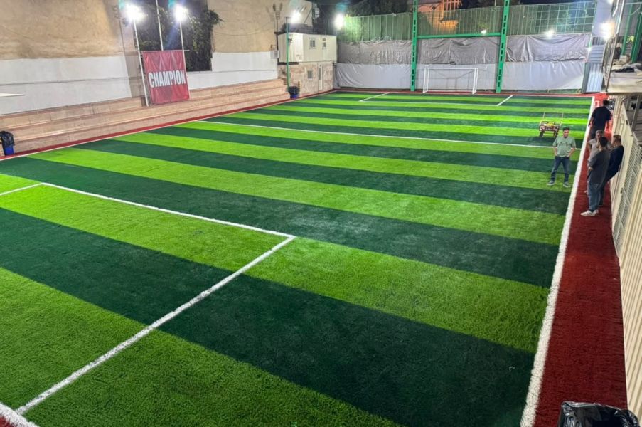 تصویر زمین چمن مصنوعی شهدای ضرابخانه تهران