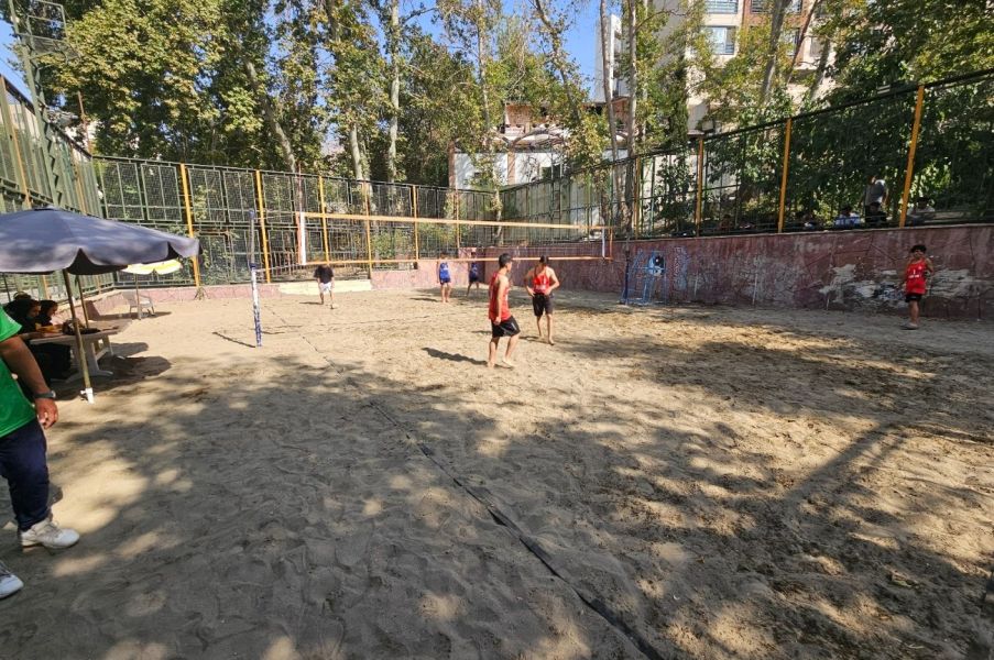 تصویر زمین والیبال ساحلی دارآباد