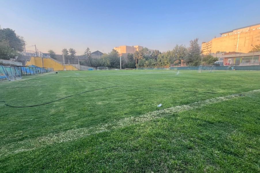 تصویر چمن طبیعی کانون شهید مطهری تهران