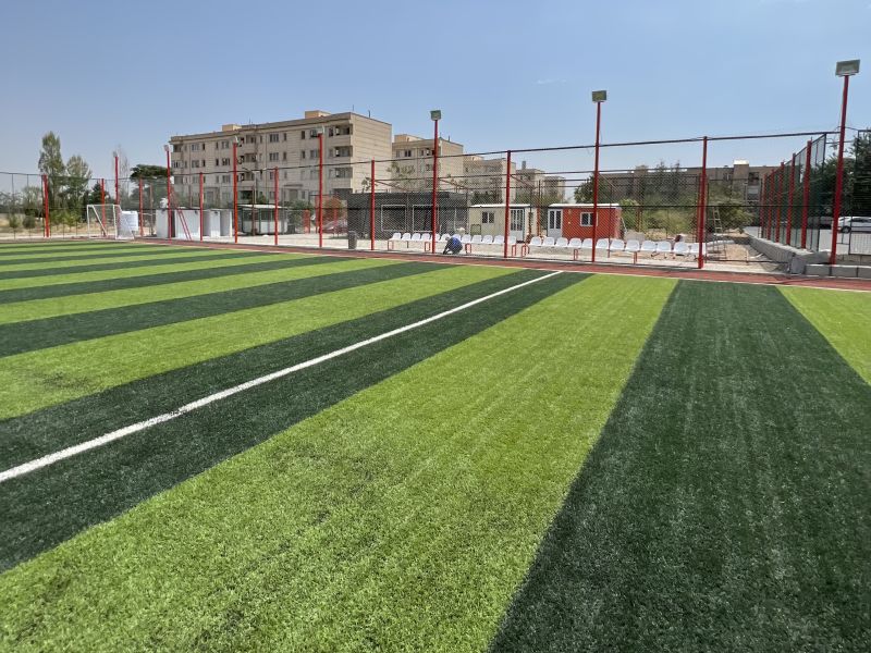 تصویر چمن مصنوعی فرهنگیان غرب تهران