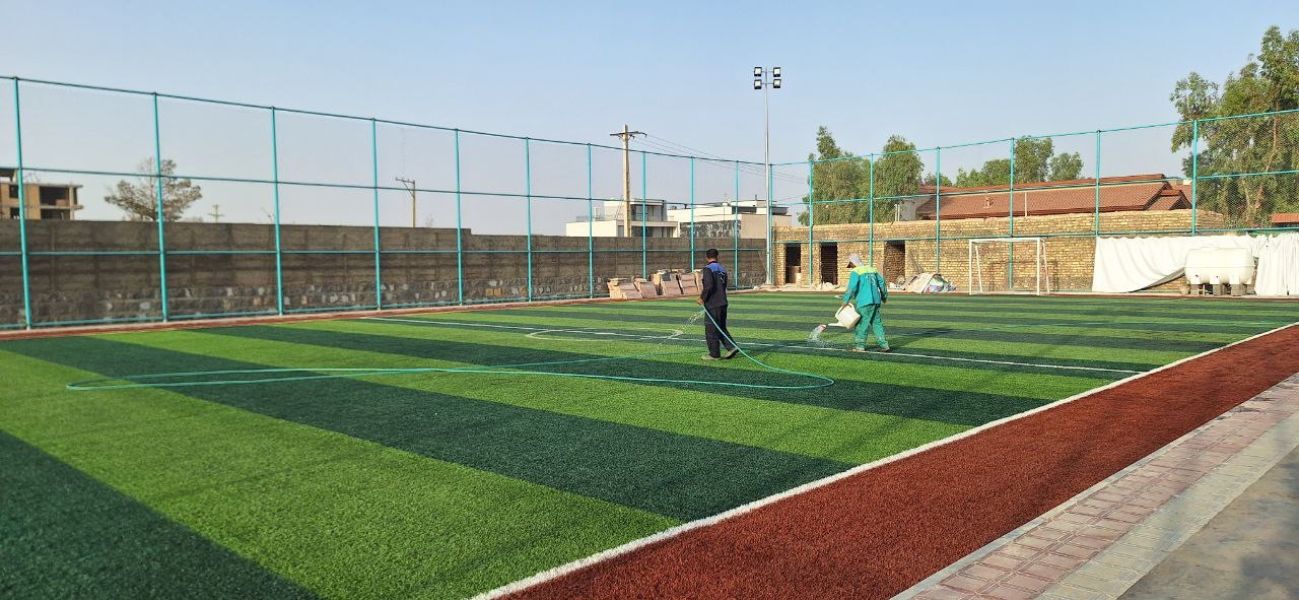 تصویر چمن مصنوعی شهید آیت الله رئیسی اصفهان