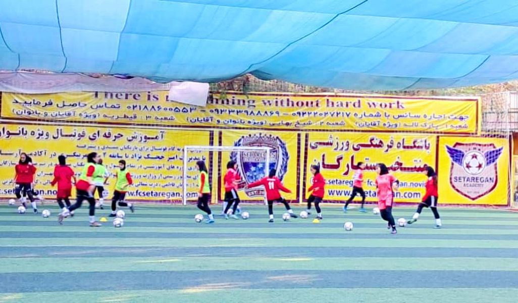تصویر چمن مصنوعی سرپوشیده امداد غربی تهران
