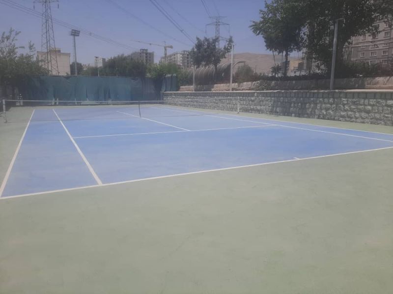 تصویر زمین تنیس هارد کورت غروی تهران - شماره 2