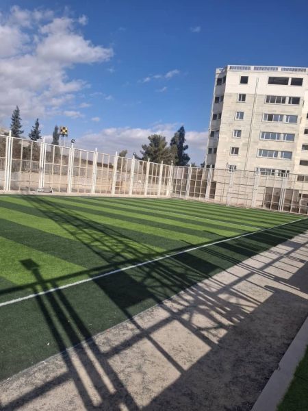 تصویر زمین چمن مصنوعی هویزه شیراز