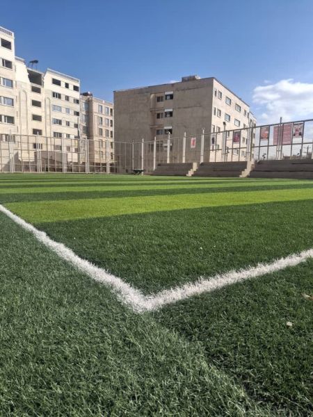 تصویر زمین چمن مصنوعی هویزه شیراز