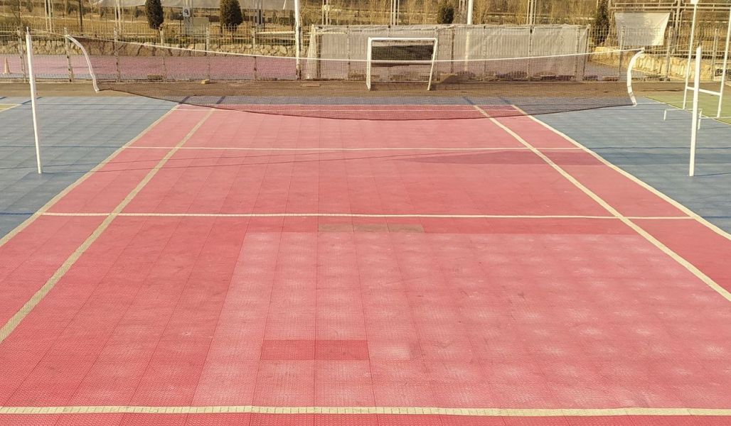 تصویر زمین بدمینتون چهل بازه مشهد