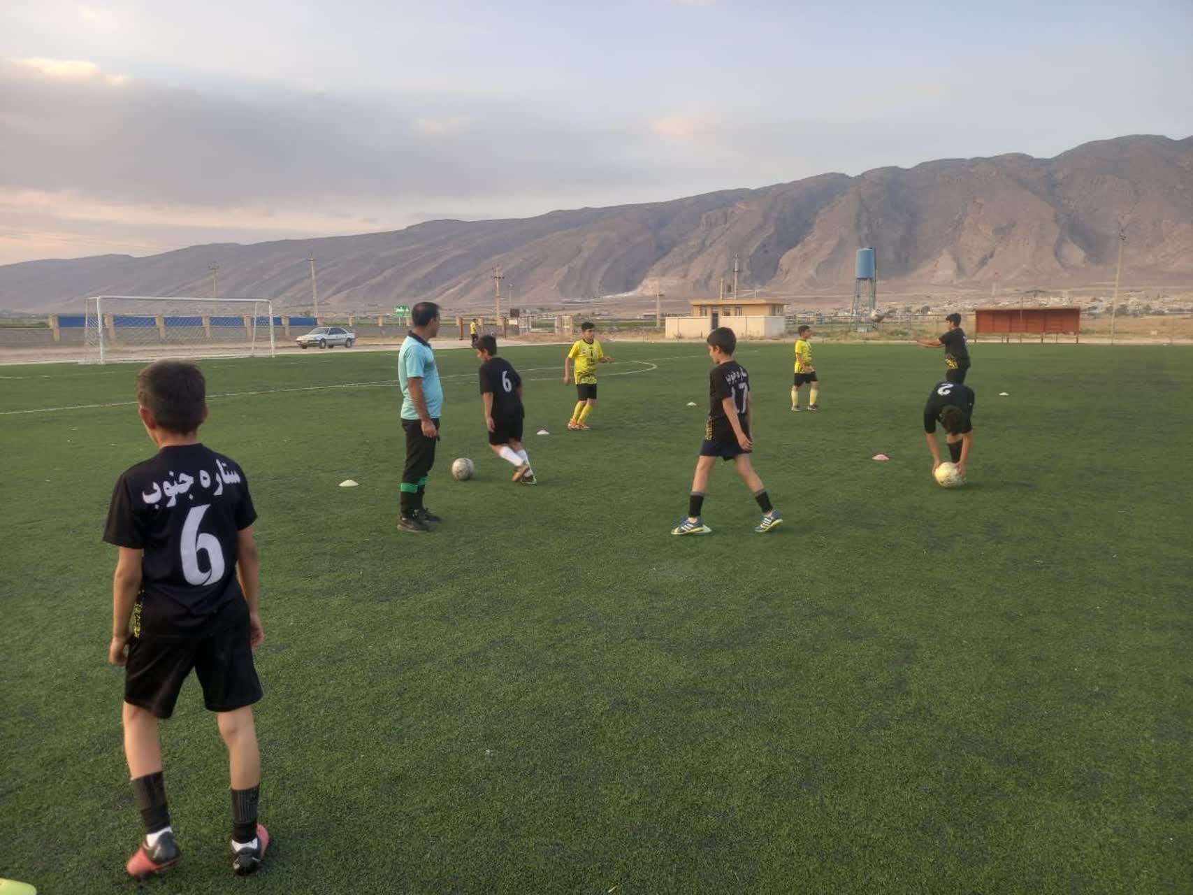 تصویر زمین چمن مصنوعی شهید احمد علی رحمانی اکبرآباد فارس