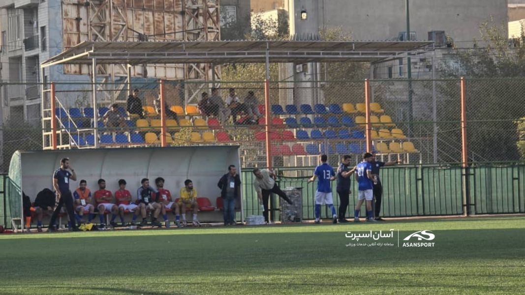 تصویر زمین چمن مصنوعی بزرگ استیل آذین نوین تهران