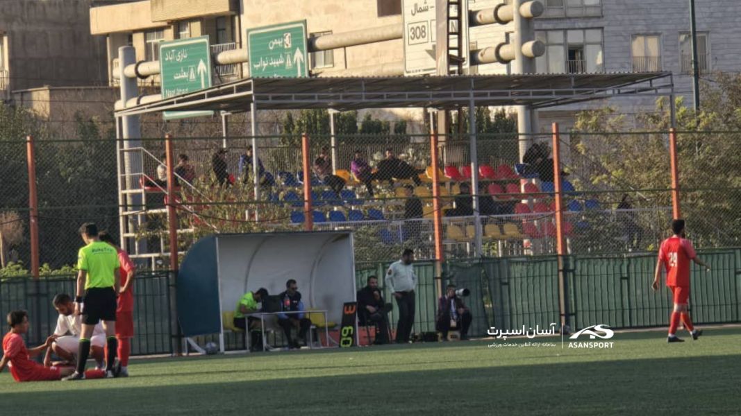 تصویر زمین چمن مصنوعی بزرگ استیل آذین نوین تهران
