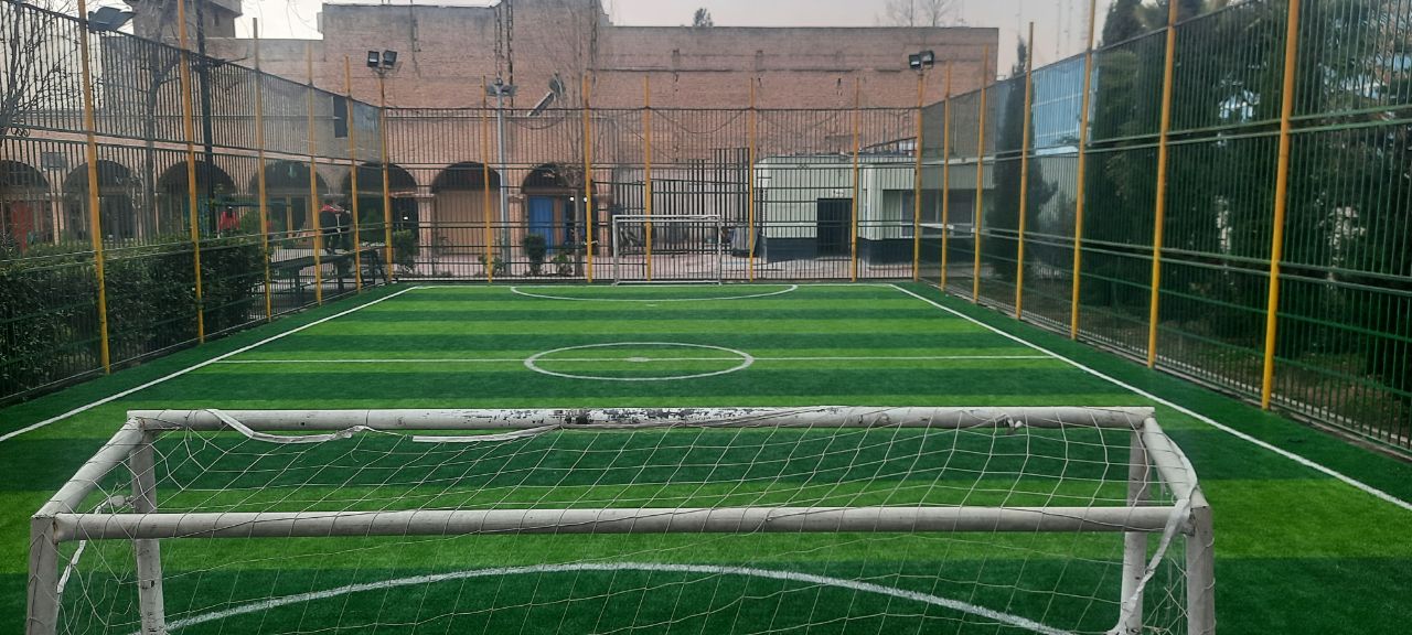 تصویر زمین چمن مصنوعی قصر تهران
