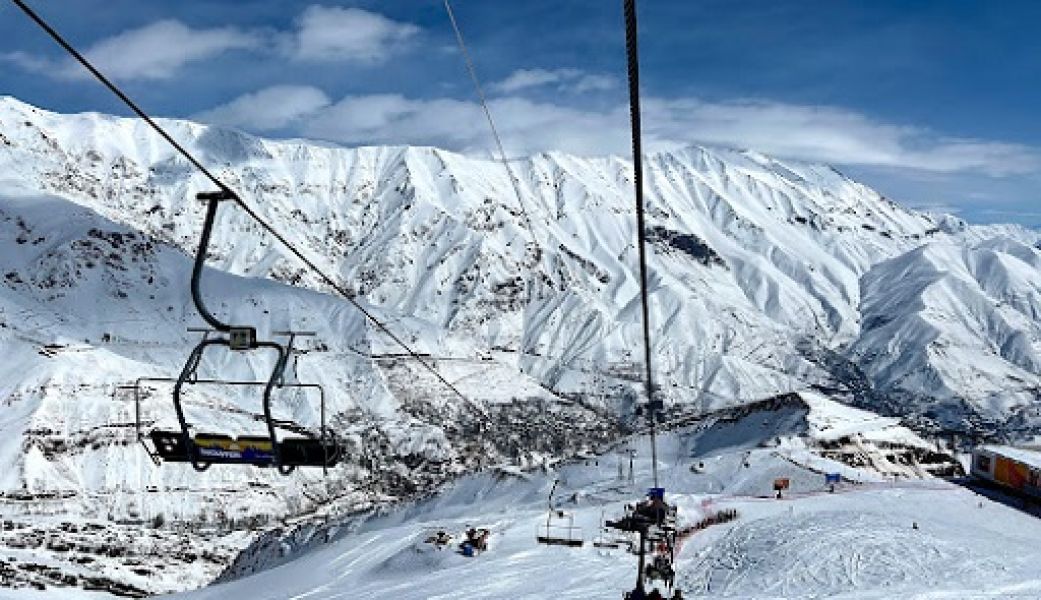 تصویر پیست اسکی دربندسر تهران