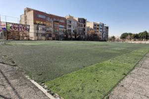 تصویر چمن مصنوعی بزرگ شهیدان چپردار عظیمیه کرج